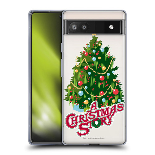 A Christmas Story Graphics Holiday Tree Soft Gel Case for Google Pixel 6a