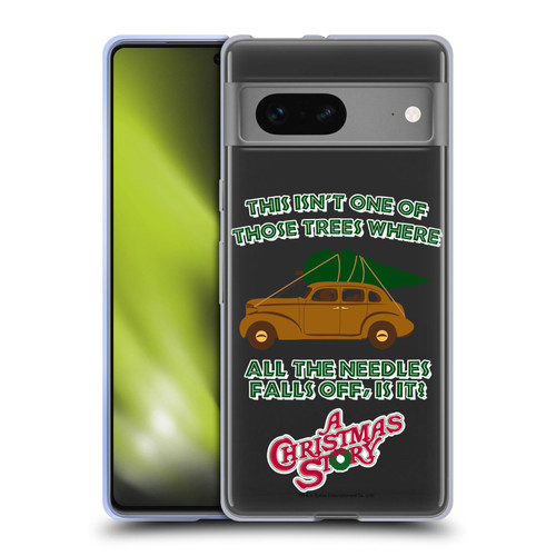 A Christmas Story Graphics Car And Pine Tree Soft Gel Case for Google Pixel 7