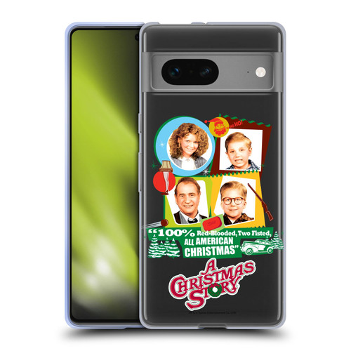 A Christmas Story Graphics Family Soft Gel Case for Google Pixel 7