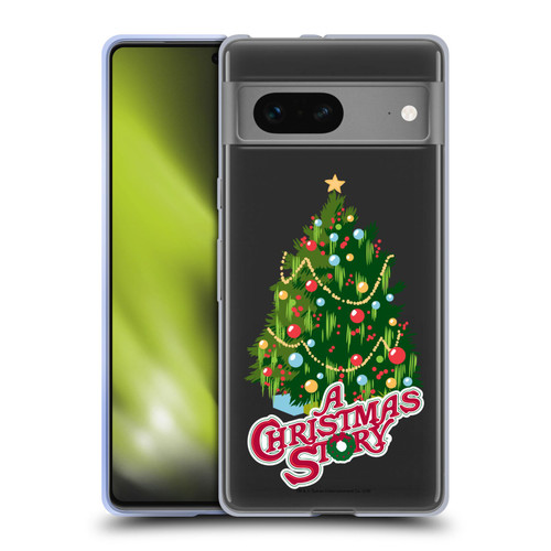A Christmas Story Graphics Holiday Tree Soft Gel Case for Google Pixel 7
