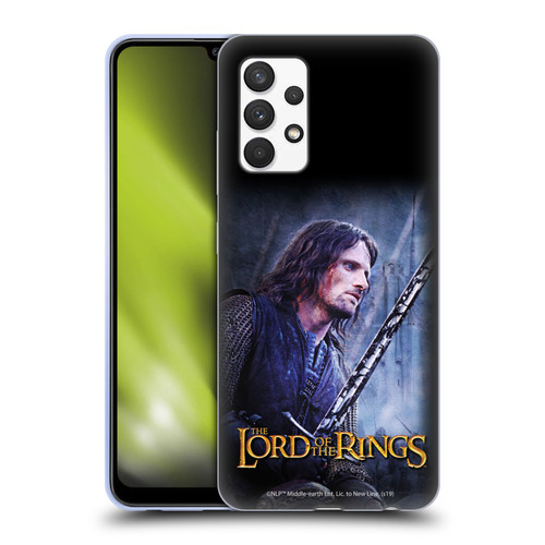 The Lord Of The Rings The Two Towers Character Art Aragorn Soft Gel Case for Samsung Galaxy A32 (2021)