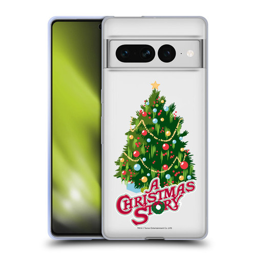 A Christmas Story Graphics Holiday Tree Soft Gel Case for Google Pixel 7 Pro