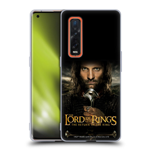 The Lord Of The Rings The Return Of The King Posters Aragorn Soft Gel Case for OPPO Find X2 Pro 5G