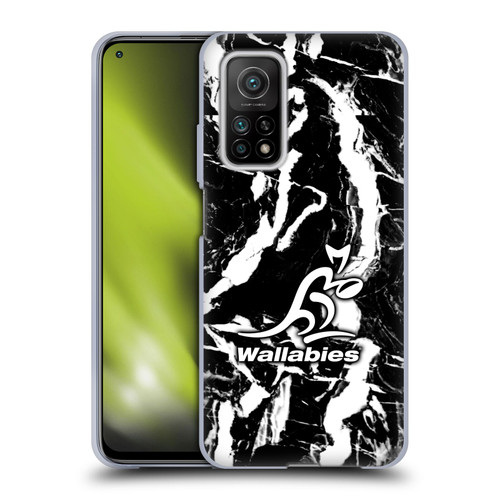 Australia National Rugby Union Team Crest Black Marble Soft Gel Case for Xiaomi Mi 10T 5G