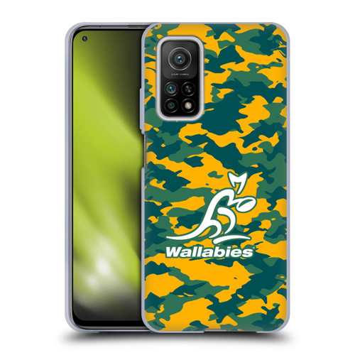 Australia National Rugby Union Team Crest Camouflage Soft Gel Case for Xiaomi Mi 10T 5G