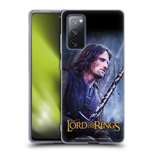 The Lord Of The Rings The Two Towers Character Art Aragorn Soft Gel Case for Samsung Galaxy S20 FE / 5G