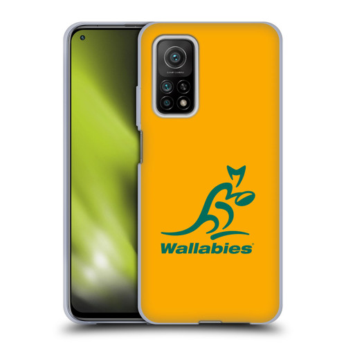 Australia National Rugby Union Team Crest Plain Yellow Soft Gel Case for Xiaomi Mi 10T 5G