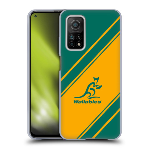 Australia National Rugby Union Team Crest Stripes Soft Gel Case for Xiaomi Mi 10T 5G