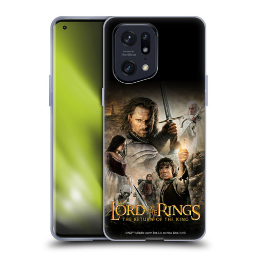The Lord Of The Rings The Return Of The King Posters Main Characters Soft Gel Case for OPPO Find X5 Pro