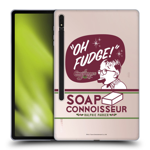 A Christmas Story Graphics Soap Connoisseur Soft Gel Case for Samsung Galaxy Tab S8 Plus