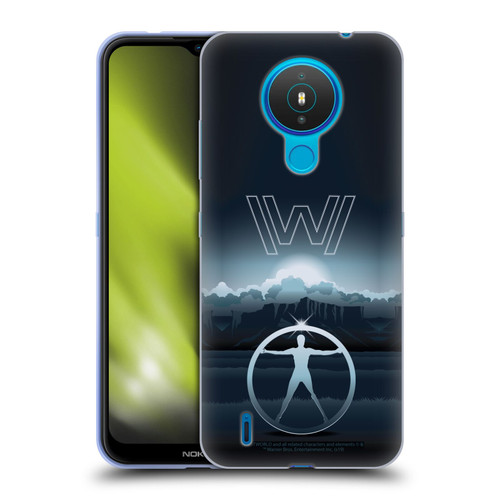 Westworld Graphics The Vitruvian Man Soft Gel Case for Nokia 1.4
