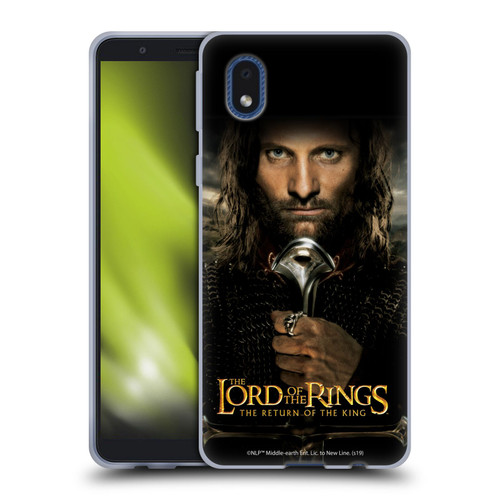 The Lord Of The Rings The Return Of The King Posters Aragorn Soft Gel Case for Samsung Galaxy A01 Core (2020)