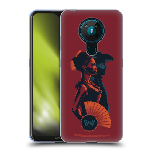 Westworld Graphics Maeve And Hector Soft Gel Case for Nokia 5.3