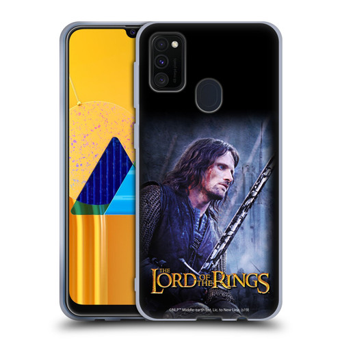 The Lord Of The Rings The Two Towers Character Art Aragorn Soft Gel Case for Samsung Galaxy M30s (2019)/M21 (2020)