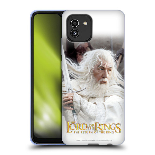 The Lord Of The Rings The Return Of The King Posters Gandalf Soft Gel Case for Samsung Galaxy A03 (2021)