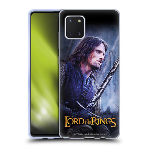 The Lord Of The Rings The Two Towers Character Art Aragorn Soft Gel Case for Samsung Galaxy Note10 Lite