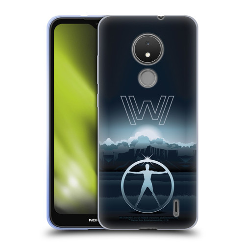 Westworld Graphics The Vitruvian Man Soft Gel Case for Nokia C21