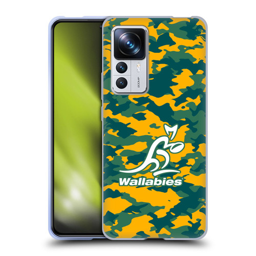 Australia National Rugby Union Team Crest Camouflage Soft Gel Case for Xiaomi 12T Pro