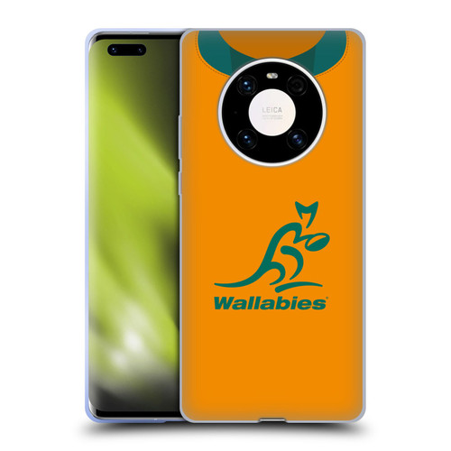 Australia National Rugby Union Team 2021 Jersey Home Soft Gel Case for Huawei Mate 40 Pro 5G