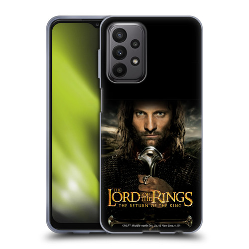 The Lord Of The Rings The Return Of The King Posters Aragorn Soft Gel Case for Samsung Galaxy A23 / 5G (2022)