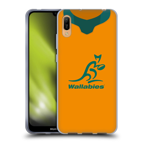 Australia National Rugby Union Team 2021 Jersey Home Soft Gel Case for Huawei Y6 Pro (2019)