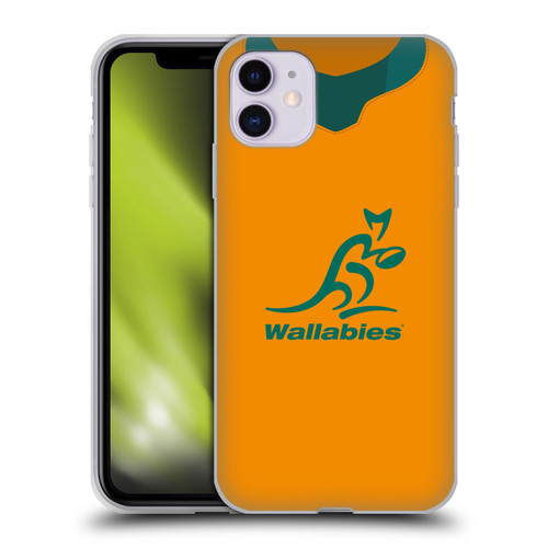Australia National Rugby Union Team 2021 Jersey Home Soft Gel Case for Apple iPhone 11