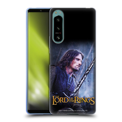 The Lord Of The Rings The Two Towers Character Art Aragorn Soft Gel Case for Sony Xperia 5 IV
