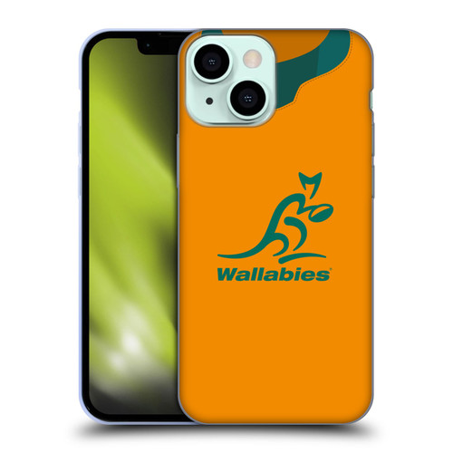 Australia National Rugby Union Team 2021 Jersey Home Soft Gel Case for Apple iPhone 13 Mini