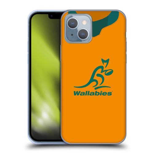 Australia National Rugby Union Team 2021 Jersey Home Soft Gel Case for Apple iPhone 14
