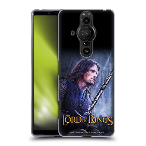 The Lord Of The Rings The Two Towers Character Art Aragorn Soft Gel Case for Sony Xperia Pro-I