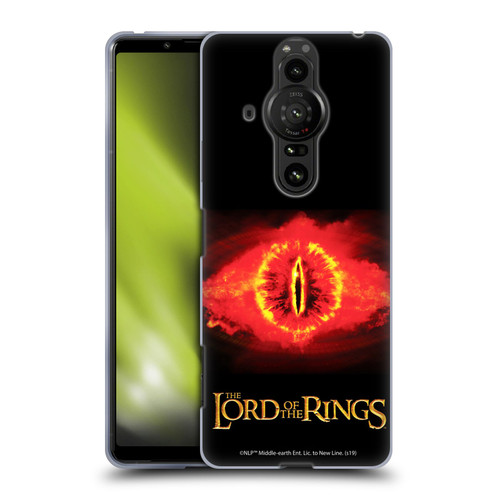 The Lord Of The Rings The Two Towers Character Art Eye Of Sauron Soft Gel Case for Sony Xperia Pro-I