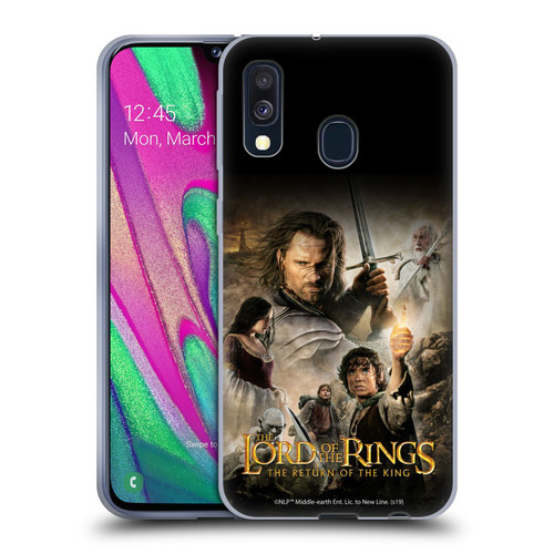 The Lord Of The Rings The Return Of The King Posters Main Characters Soft Gel Case for Samsung Galaxy A40 (2019)