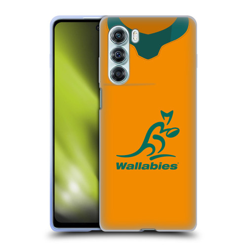 Australia National Rugby Union Team 2021 Jersey Home Soft Gel Case for Motorola Edge S30 / Moto G200 5G