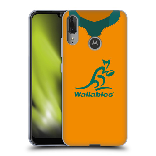 Australia National Rugby Union Team 2021 Jersey Home Soft Gel Case for Motorola Moto E6 Plus