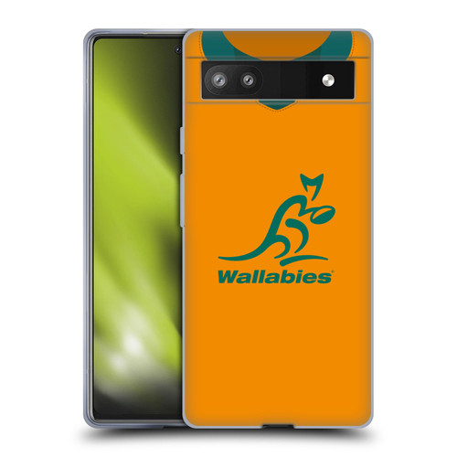 Australia National Rugby Union Team 2021 Jersey Home Soft Gel Case for Google Pixel 6a