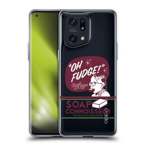 A Christmas Story Graphics Soap Connoisseur Soft Gel Case for OPPO Find X5 Pro