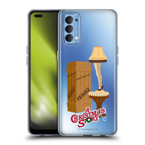 A Christmas Story Graphics Leg Lamp Soft Gel Case for OPPO Reno 4 5G