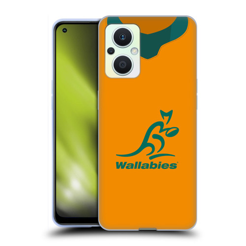 Australia National Rugby Union Team 2021 Jersey Home Soft Gel Case for OPPO Reno8 Lite