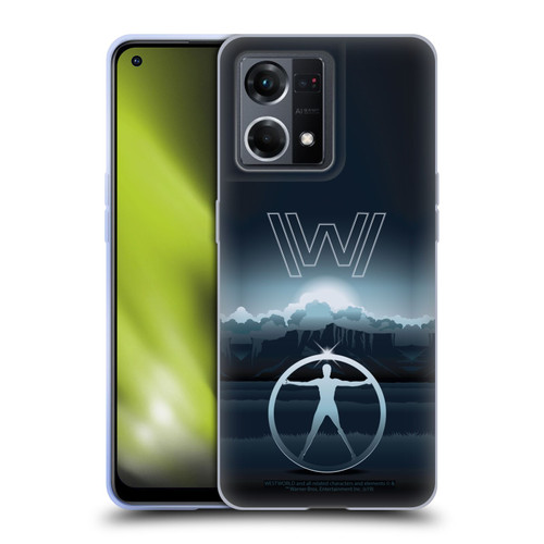 Westworld Graphics The Vitruvian Man Soft Gel Case for OPPO Reno8 4G