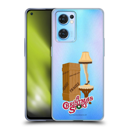 A Christmas Story Graphics Leg Lamp Soft Gel Case for OPPO Reno7 5G / Find X5 Lite