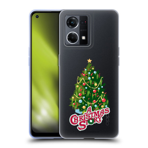A Christmas Story Graphics Holiday Tree Soft Gel Case for OPPO Reno8 4G