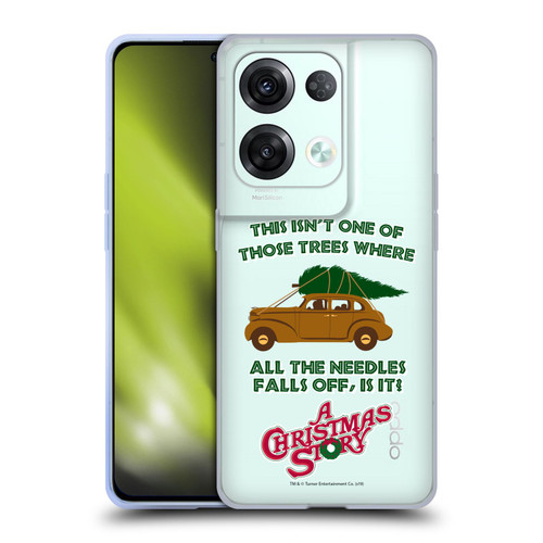A Christmas Story Graphics Car And Pine Tree Soft Gel Case for OPPO Reno8 Pro
