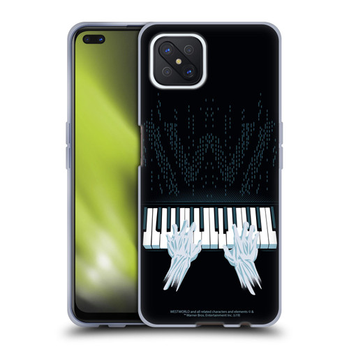 Westworld Graphics Piano Soft Gel Case for OPPO Reno4 Z 5G