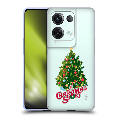 A Christmas Story Graphics Holiday Tree Soft Gel Case for OPPO Reno8 Pro