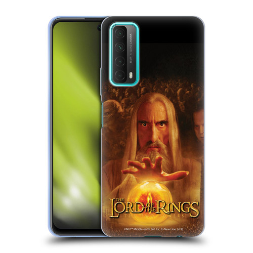 The Lord Of The Rings The Two Towers Posters Saruman Eye Soft Gel Case for Huawei P Smart (2021)