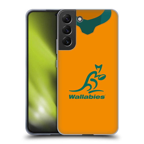 Australia National Rugby Union Team 2021 Jersey Home Soft Gel Case for Samsung Galaxy S22+ 5G