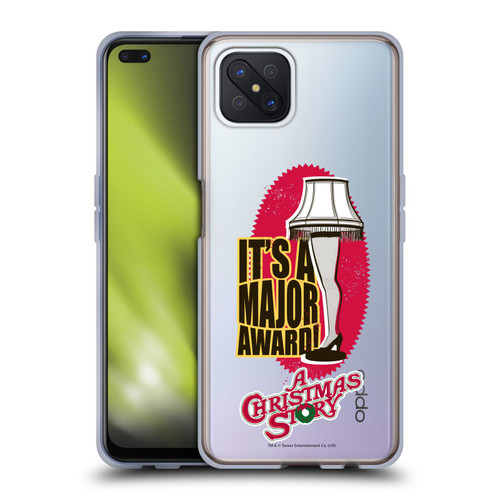 A Christmas Story Graphics Leg Lamp Major Award Soft Gel Case for OPPO Reno4 Z 5G