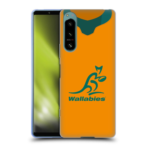 Australia National Rugby Union Team 2021 Jersey Home Soft Gel Case for Sony Xperia 5 IV