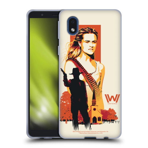 Westworld Graphics Wyatt Soft Gel Case for Samsung Galaxy A01 Core (2020)