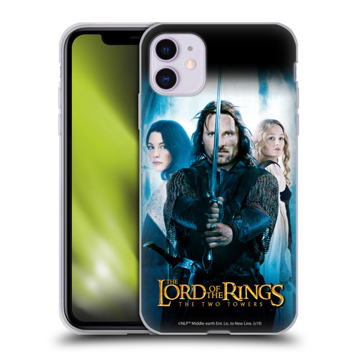 The Lord Of The Rings The Two Towers Posters Aragorn Soft Gel Case for Apple iPhone 11